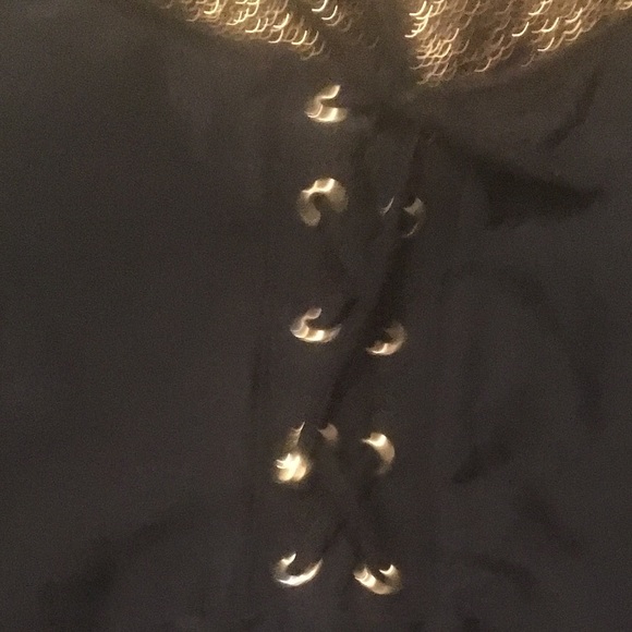 Mossimo size Small Black bathing suit NWT - Picture 5 of 7